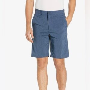 PGA TOUR Men's Flat Front Heather Golf Short with Active Waistband